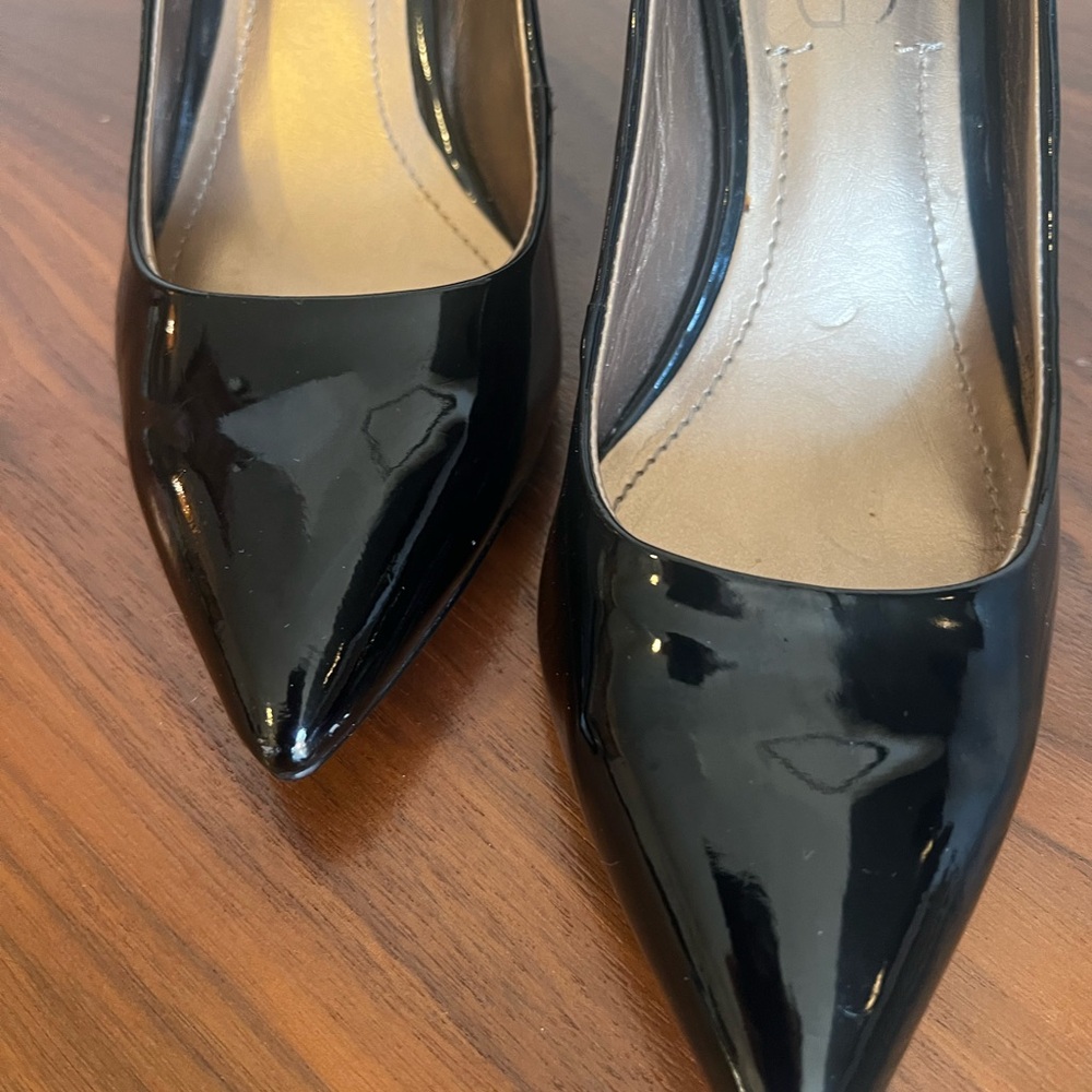 BCBG Black Patent Leather Heels